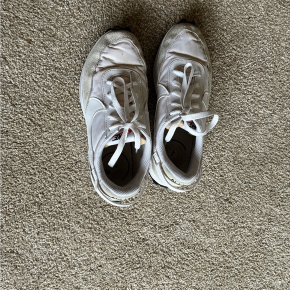 Nike Women's Cream and White Sneakers - Picture 2 of 3